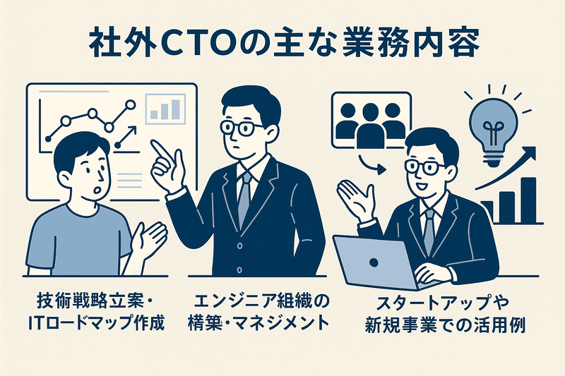 社外CTOの主な業務内容